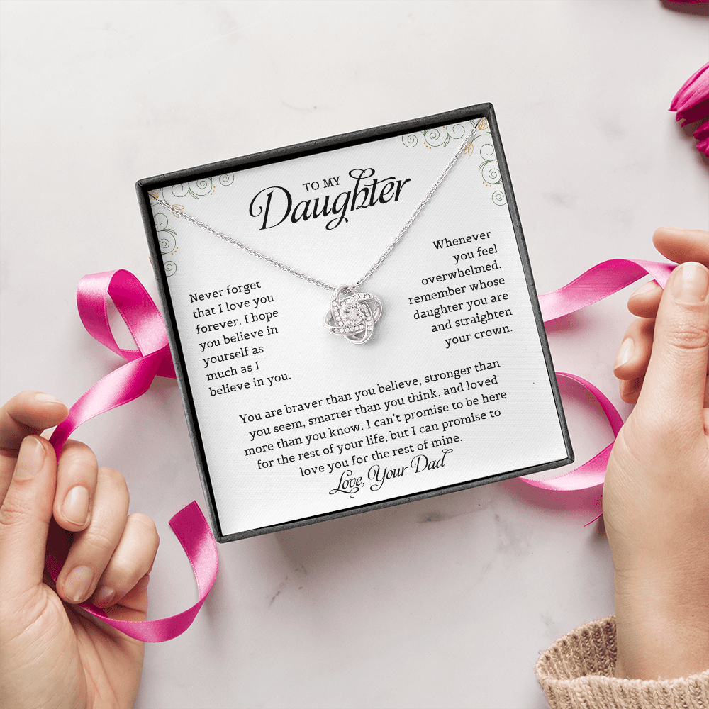 To My Daughter | Love Knot Necklace