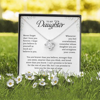 To My Daughter | Love Knot Necklace