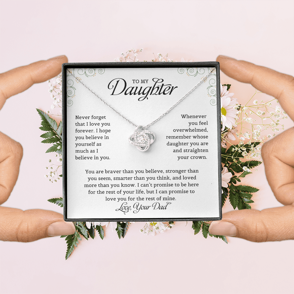 To My Daughter | Love Knot Necklace