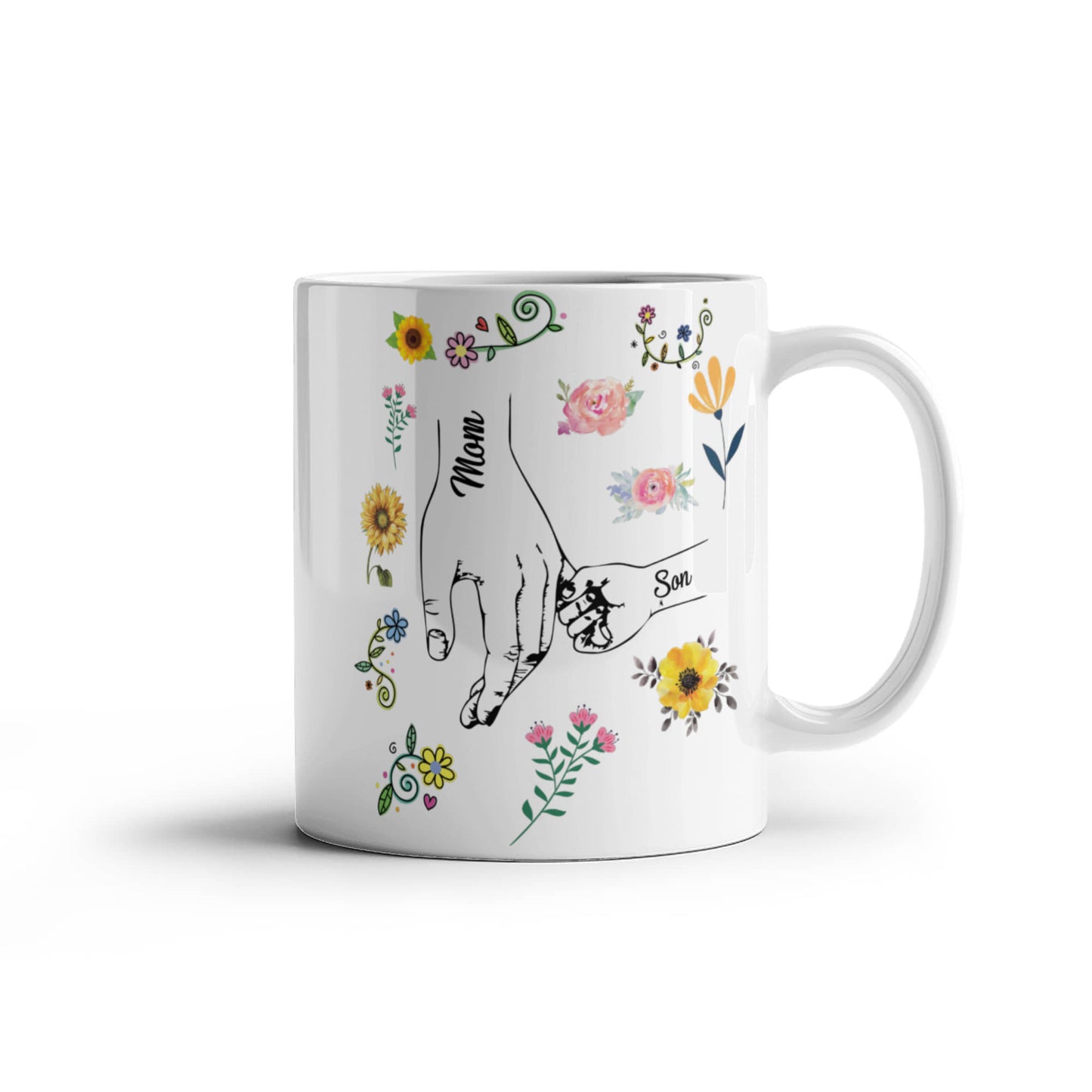 Mom And Son | White Ceramic Mug