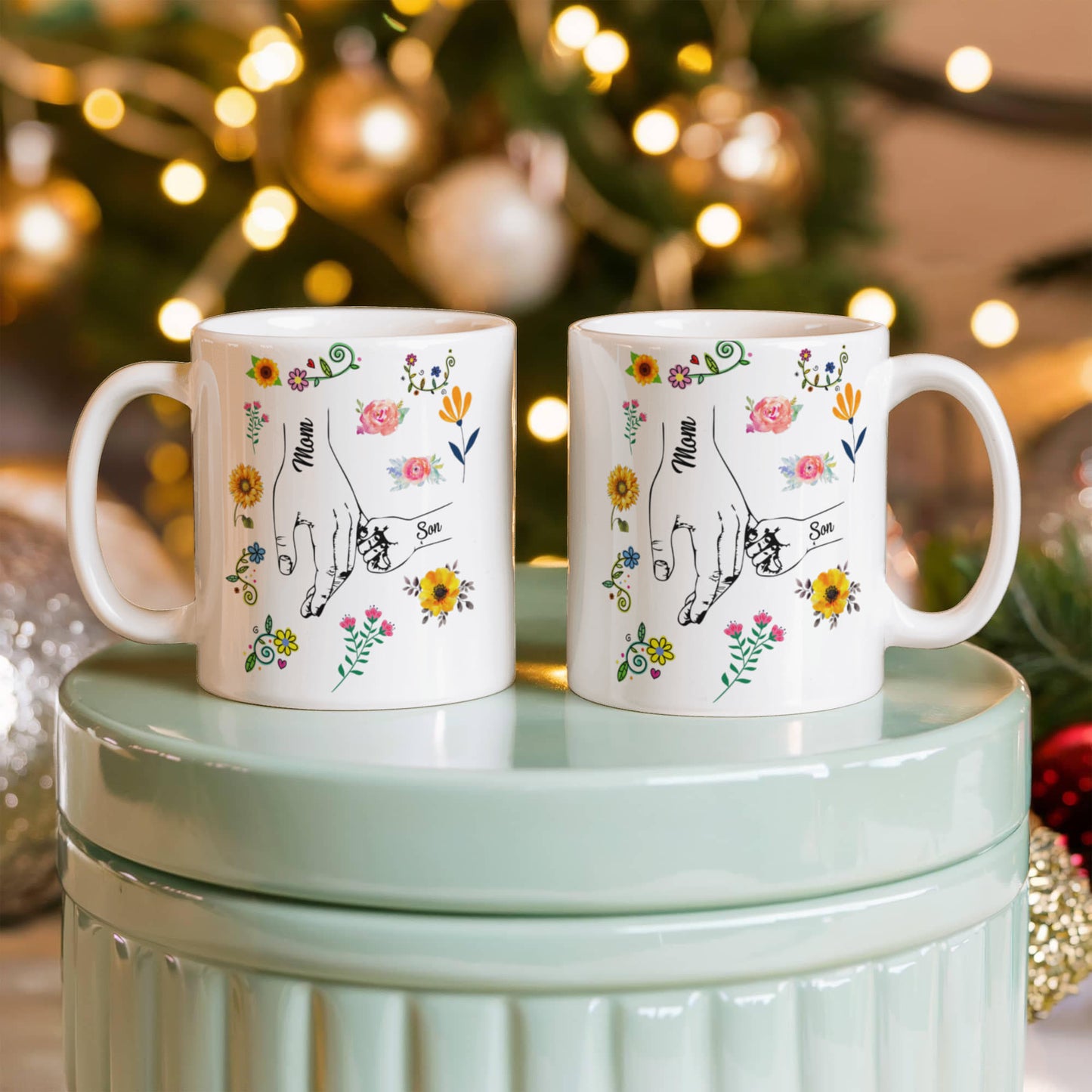Mom And Son | White Ceramic Mug