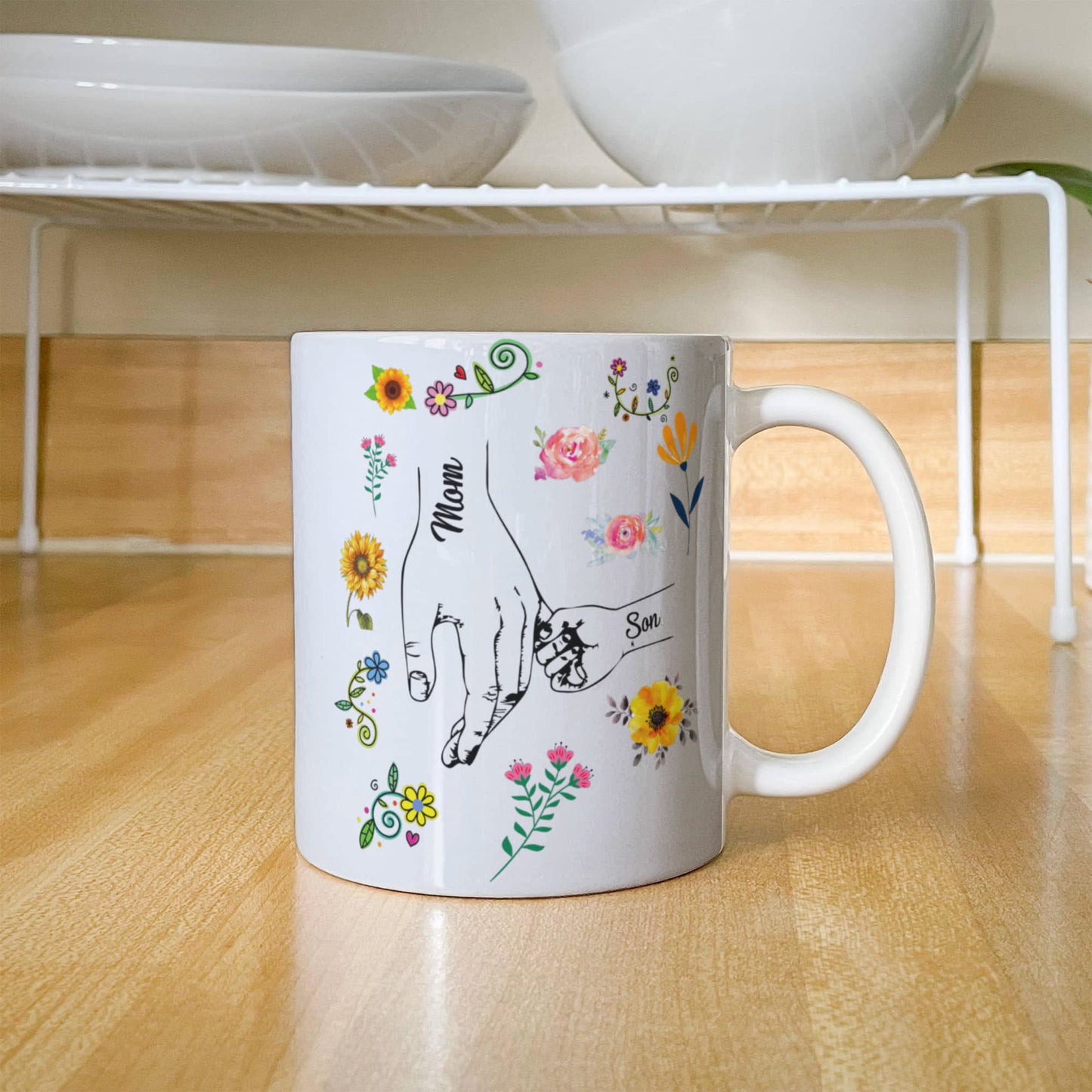 Mom And Son | White Ceramic Mug