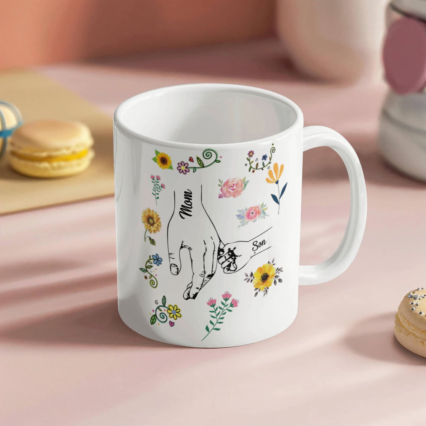 Mom And Son | White Ceramic Mug